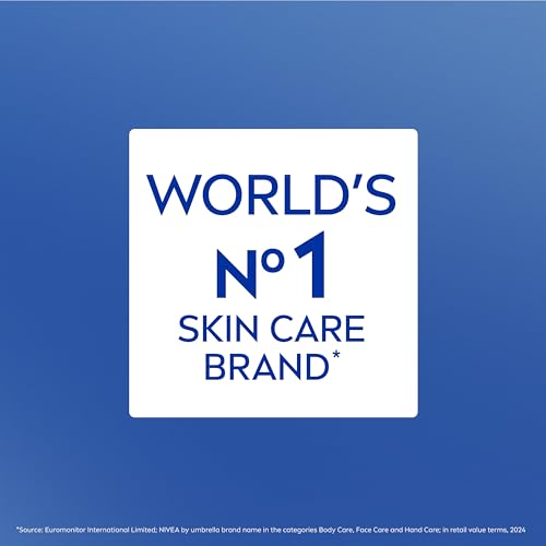 NIVEA Essentially Enriched Body Cream for Dry to Very Dry Skin with Hyaluronic Acid, Deep Nourishing Serum and Almond Oil, 72-Hour Body Moisturizer, 13.5 Oz Jar