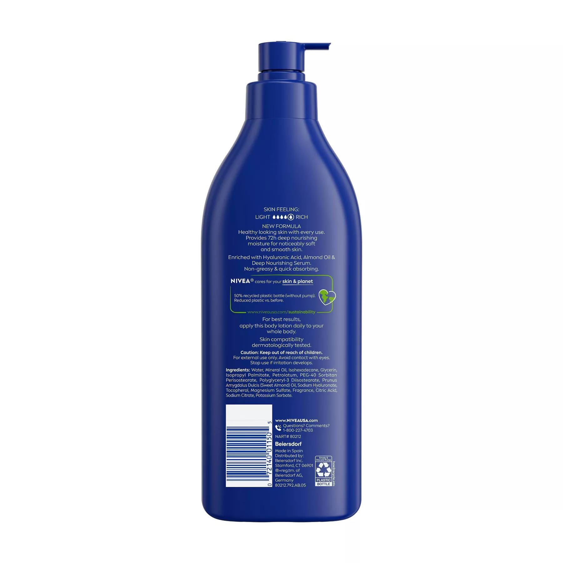 NIVEA Essentially Enriched Body Lotion 16.9 Fl Oz