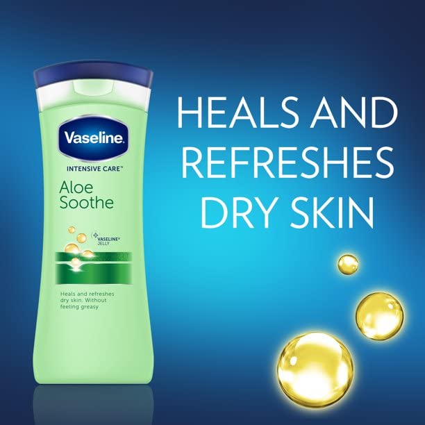 Vaseline Intensive Care Aloe Soothe Lotion, 20.3 oz (Pack of 6)