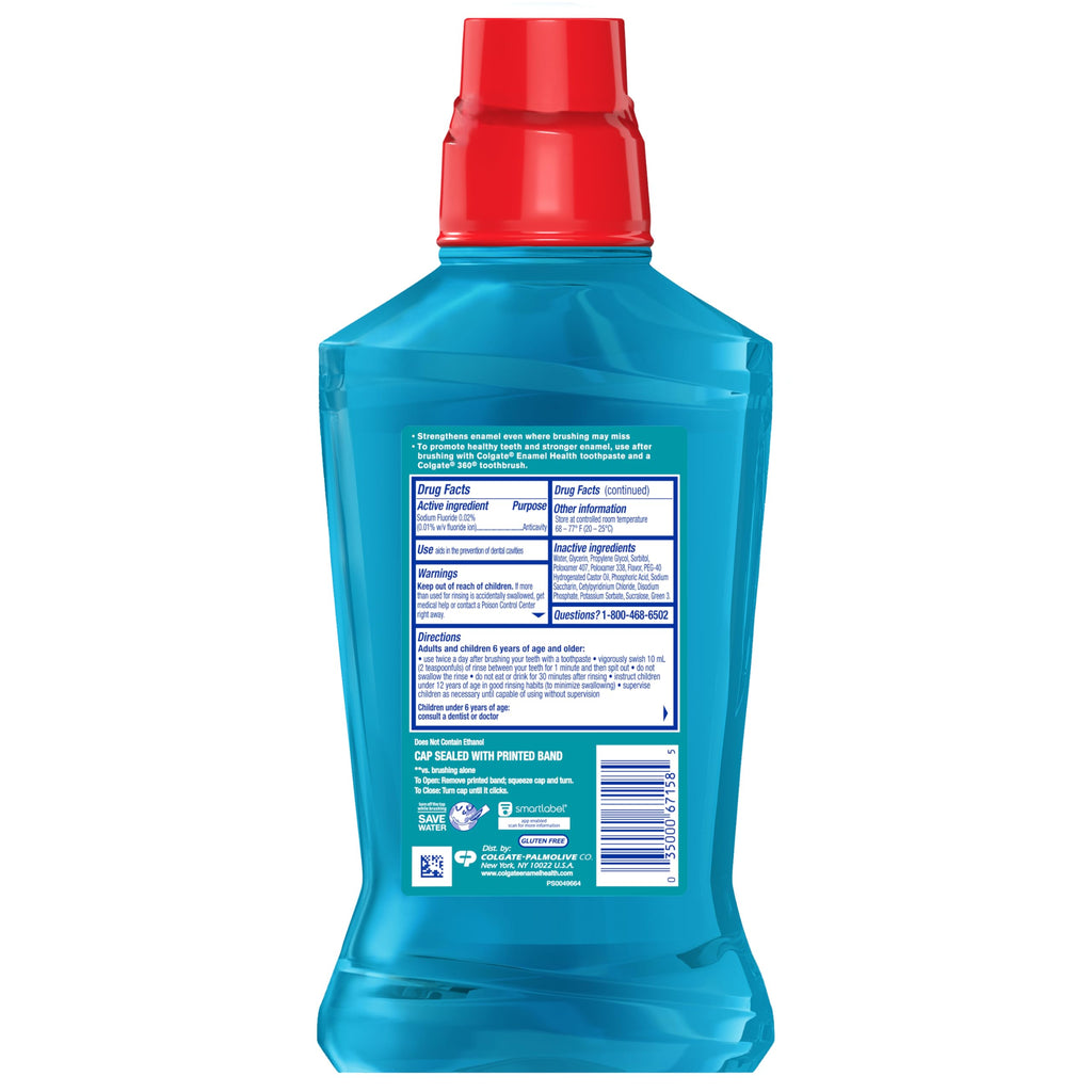 Colgate Enamel Health Anticavity Fluoride Mouthwash