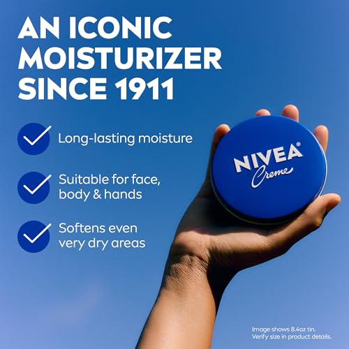 NIVEA Creme Body Face and Hand Moisturizing Cream Oz