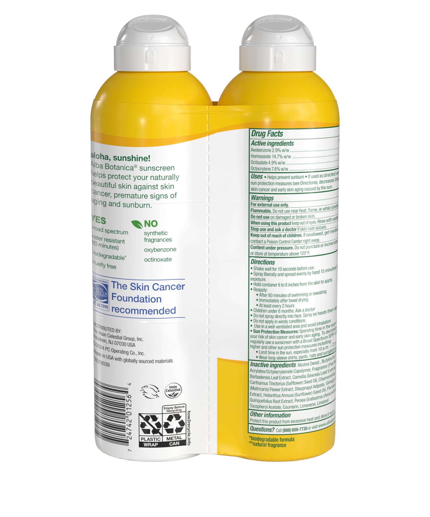 Alba Botanica Hawaiian Coconut Sunscreen