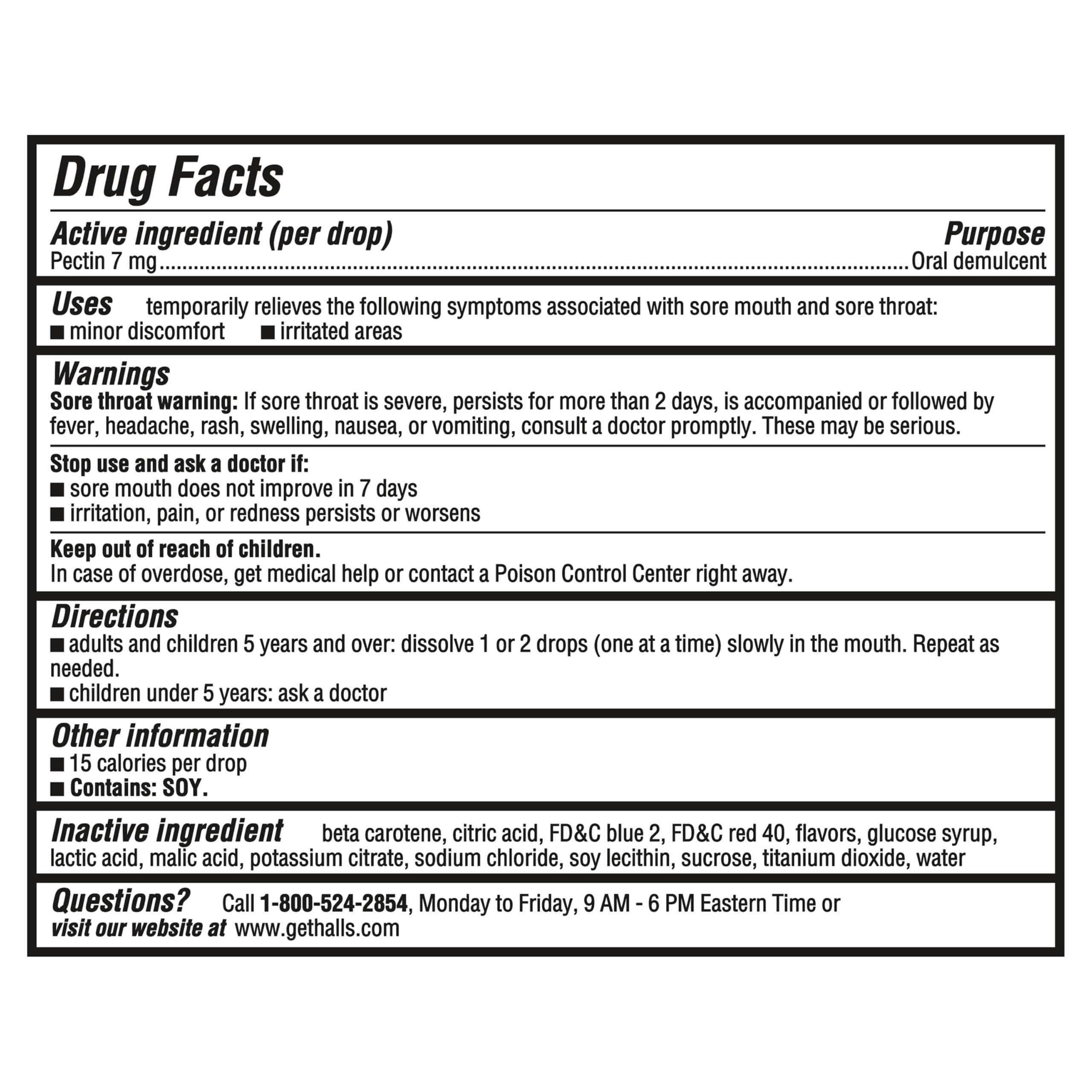 Halls Relief Sugar Free Cough Drops