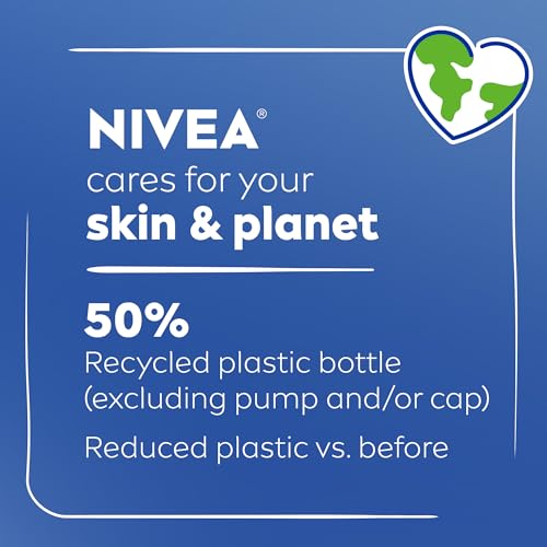 NIVEA Cocoa Butter Body Lotion for Dry Skin with Hyaluronic Acid, Cocoa Butter and Deep Nourishing Serum, 72-Hour Body Moisturizer, 16.9 Fl Oz Pump Bottle