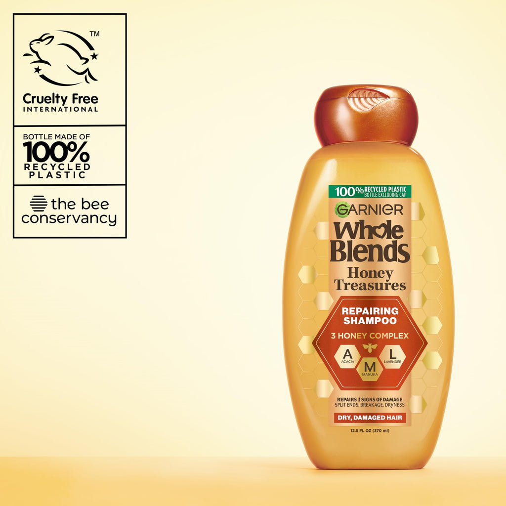 Garnier Whole Blends Repairing Shampoo Honey Treasures Count
