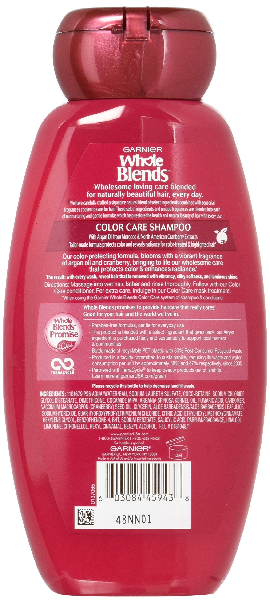 Garnier Hair Care Whole Blends Color Care Shampoo