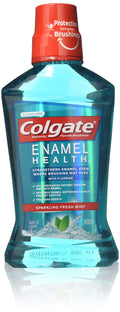 Colgate Enamel Health Anticavity Fluoride Mouthwash, Sparkling Fresh Mint 16.90 oz (Pack of 3)