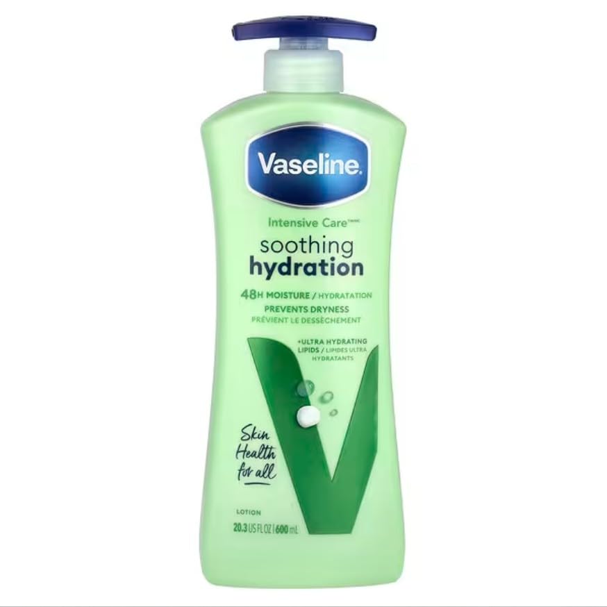 Vaseline Intensive Care Aloe Soothe Lotion, 20.3 oz (Pack of 6)