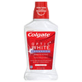 Colgate Optic White Multi-Care Whitening Rinse - High Impact White - ICY Fresh Mint - Net Wt. 16 FL OZ (473 mL) Per Bottle - Pack of 3 Bottles