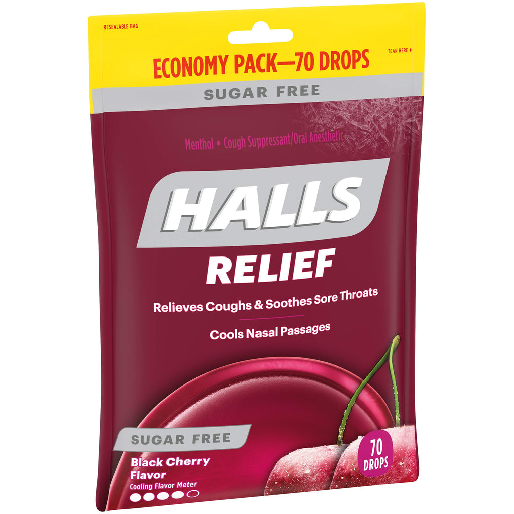 Halls Relief Sugar Free Cough Drops