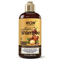WOW Skin Science Moroccan Argan Oil Shampoo, Sulfate Free and Moisturizing Shampoo for Dry Damaged Hair for Women & Men, 10.1 Fl Oz
