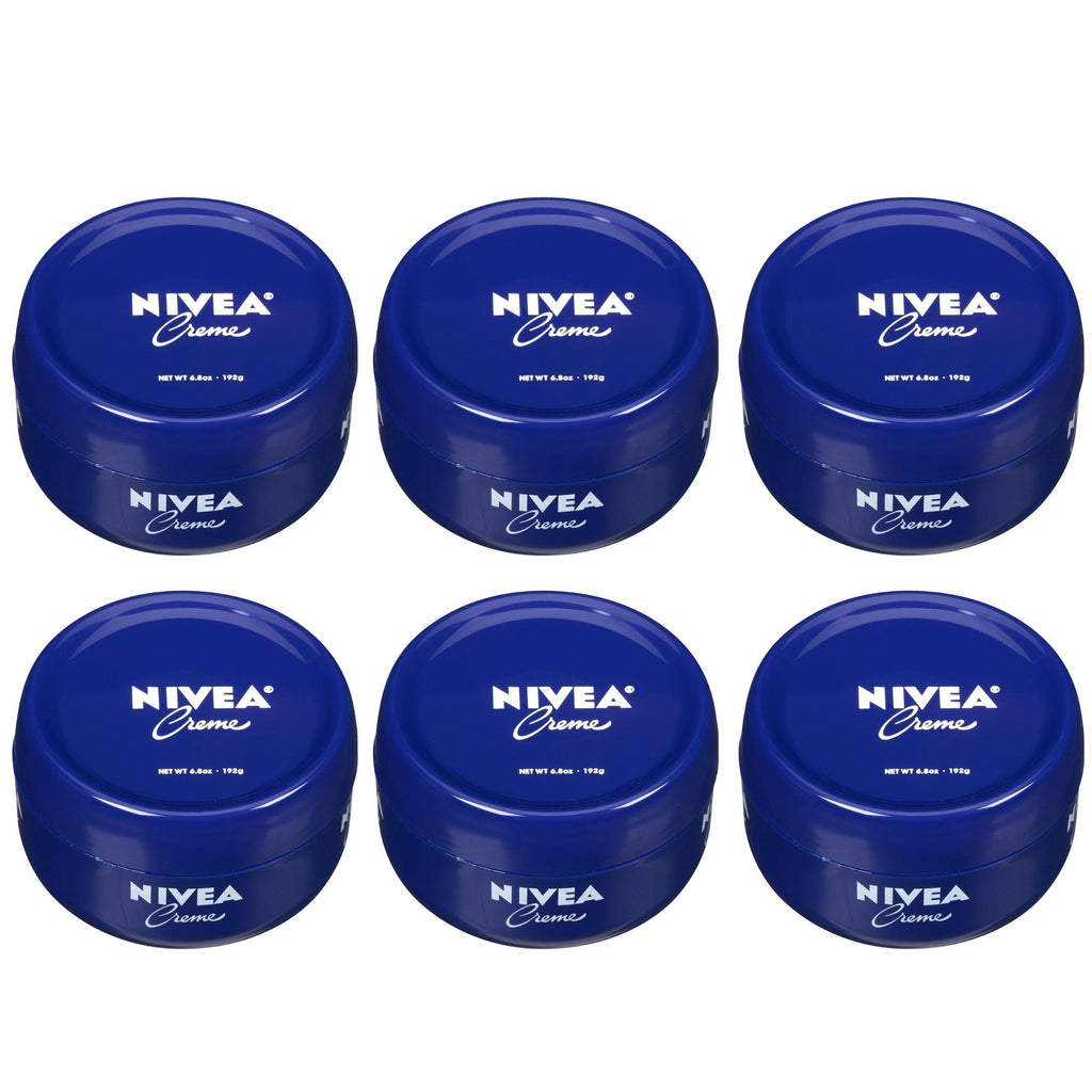 Nivea Creme Jar 6.8 Ounce (201ml) (6 Pack)