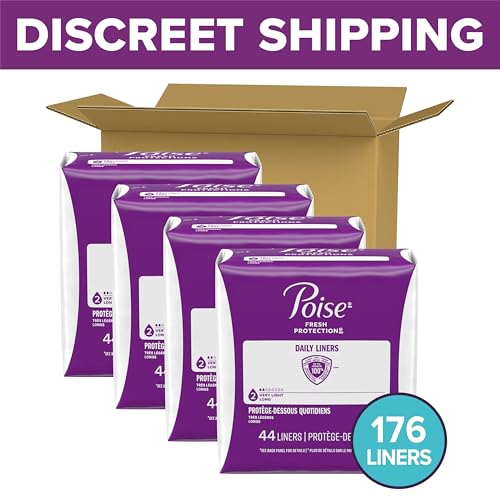 Poise Fresh Protection Female Incontinent Pad Long Length 8.5" L 19308