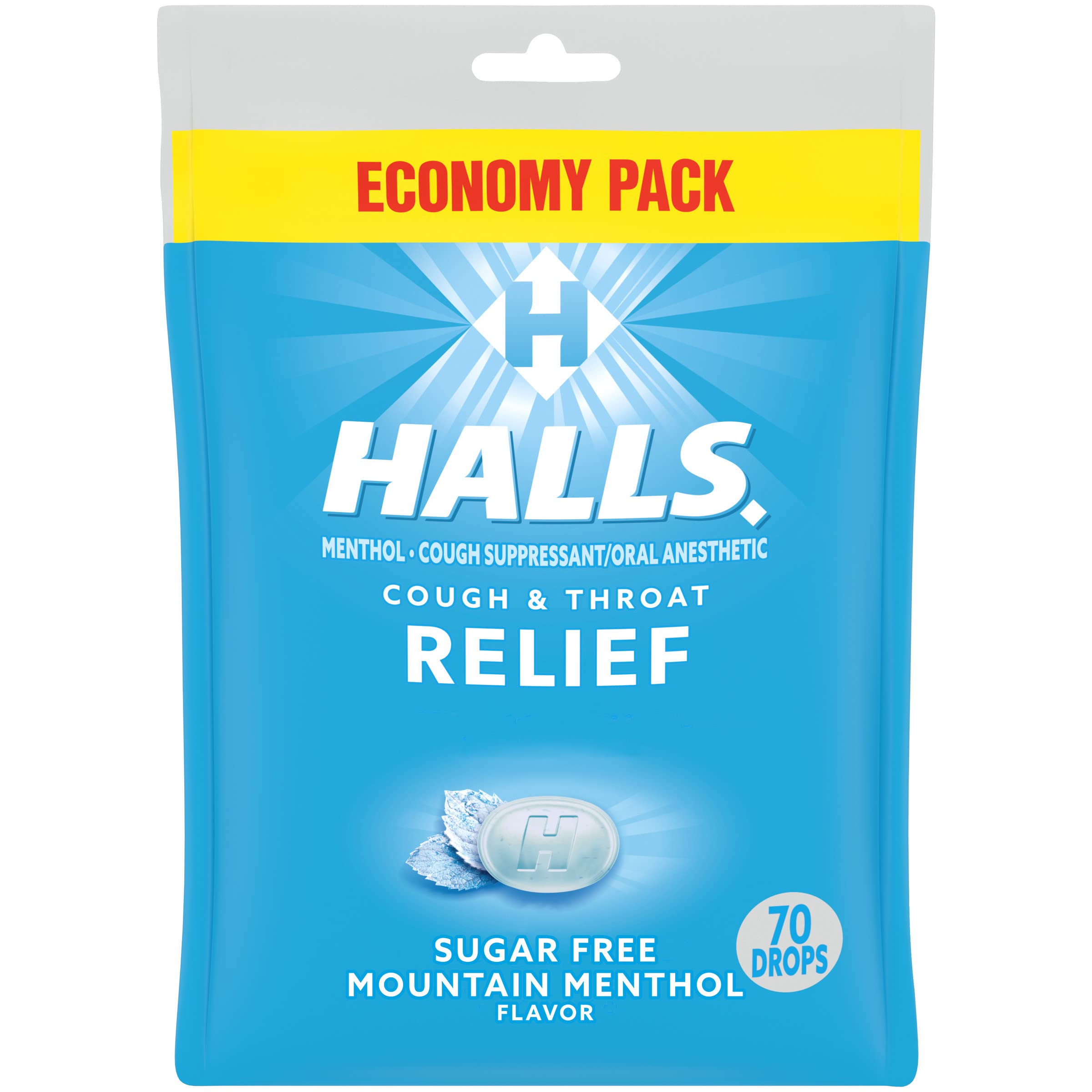 Halls Relief Sugar Free Cough Drops