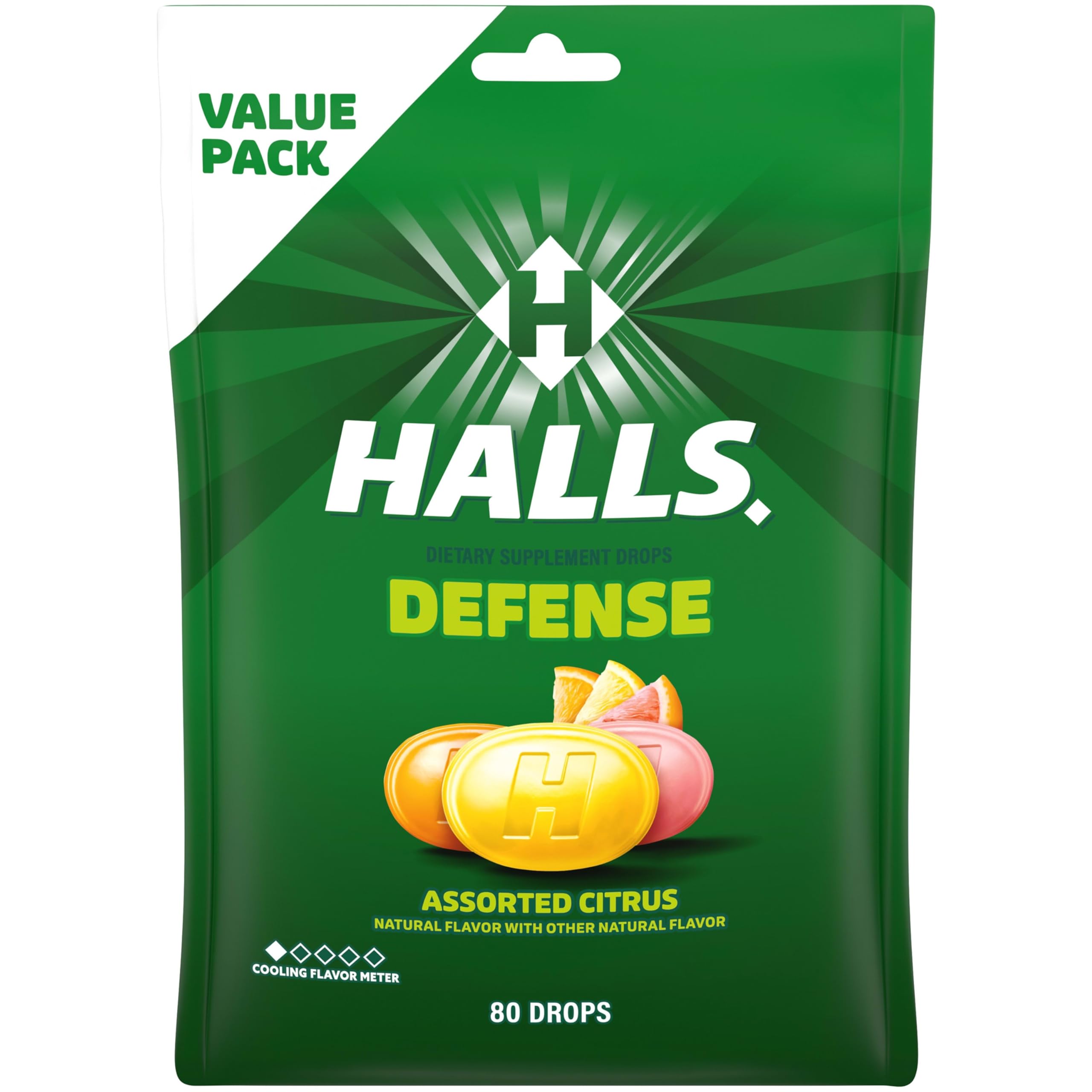 Halls Throat Relief Cough Drops