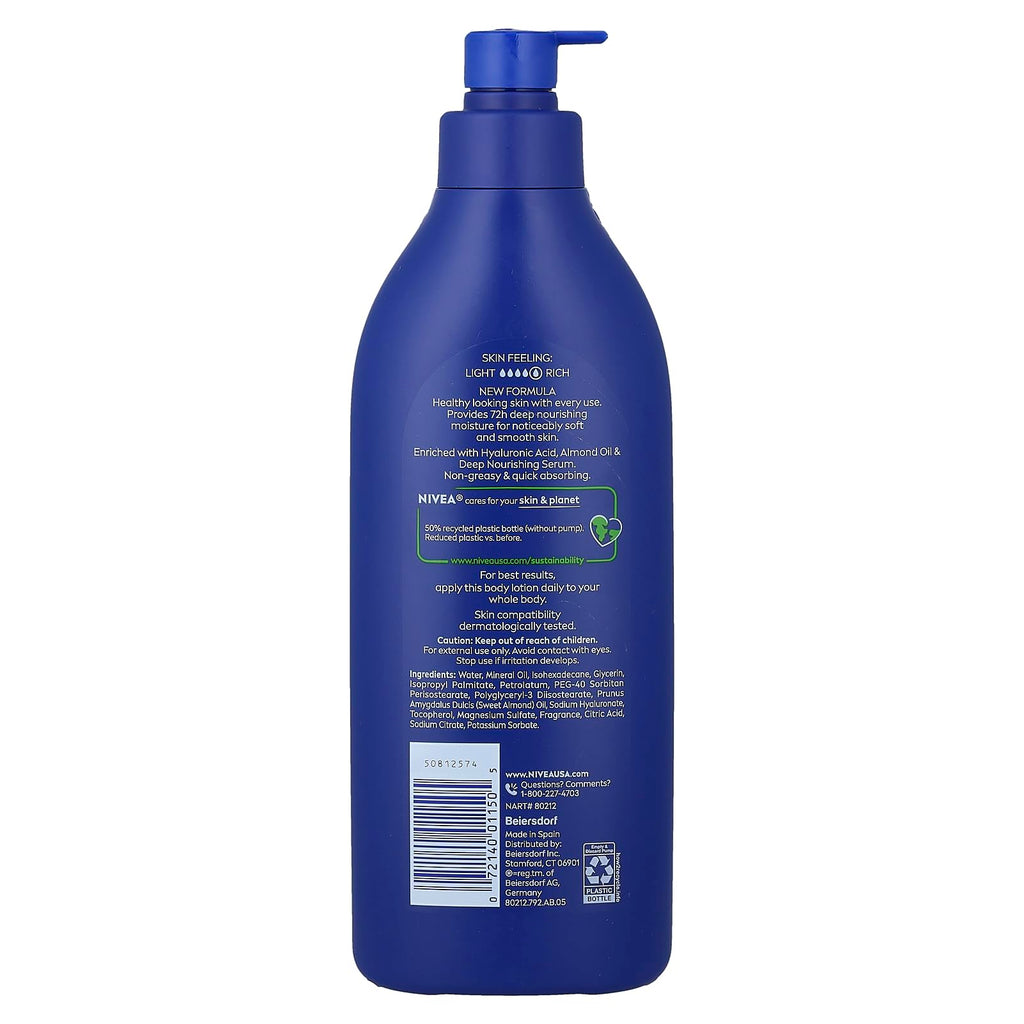 NIVEA Essentially Enriched Body Lotion 16.9 Fluid Ounce