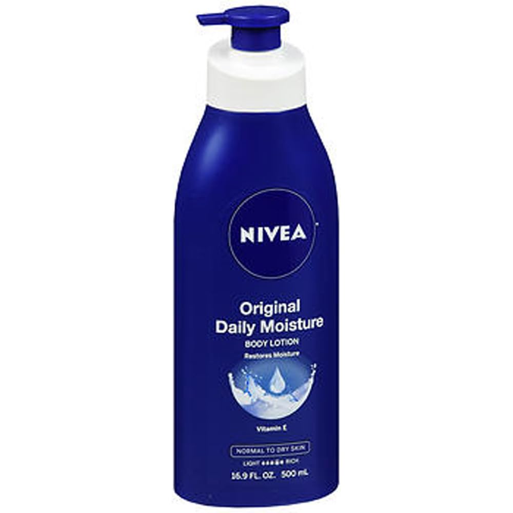 Nivea Original Daily Moisture Body Lotion 16.9 oz (Pack of 3)