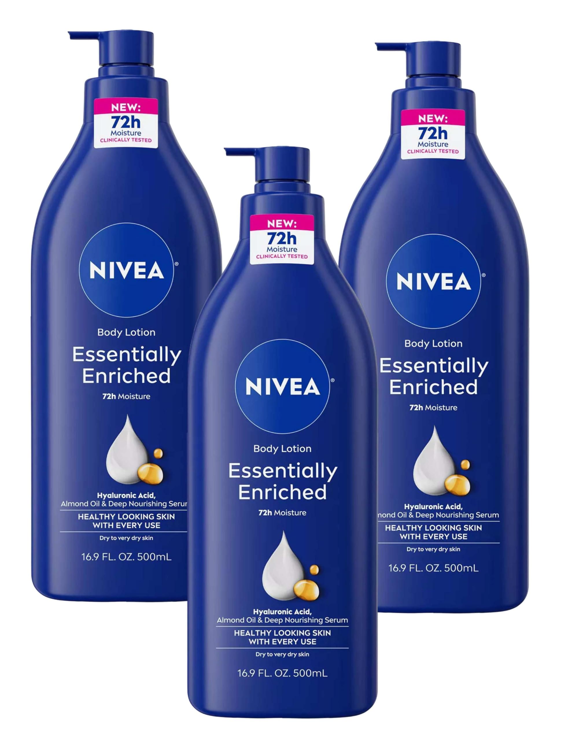 NIVEA Essentially Enriched Body Lotion 16.9 Fl Oz