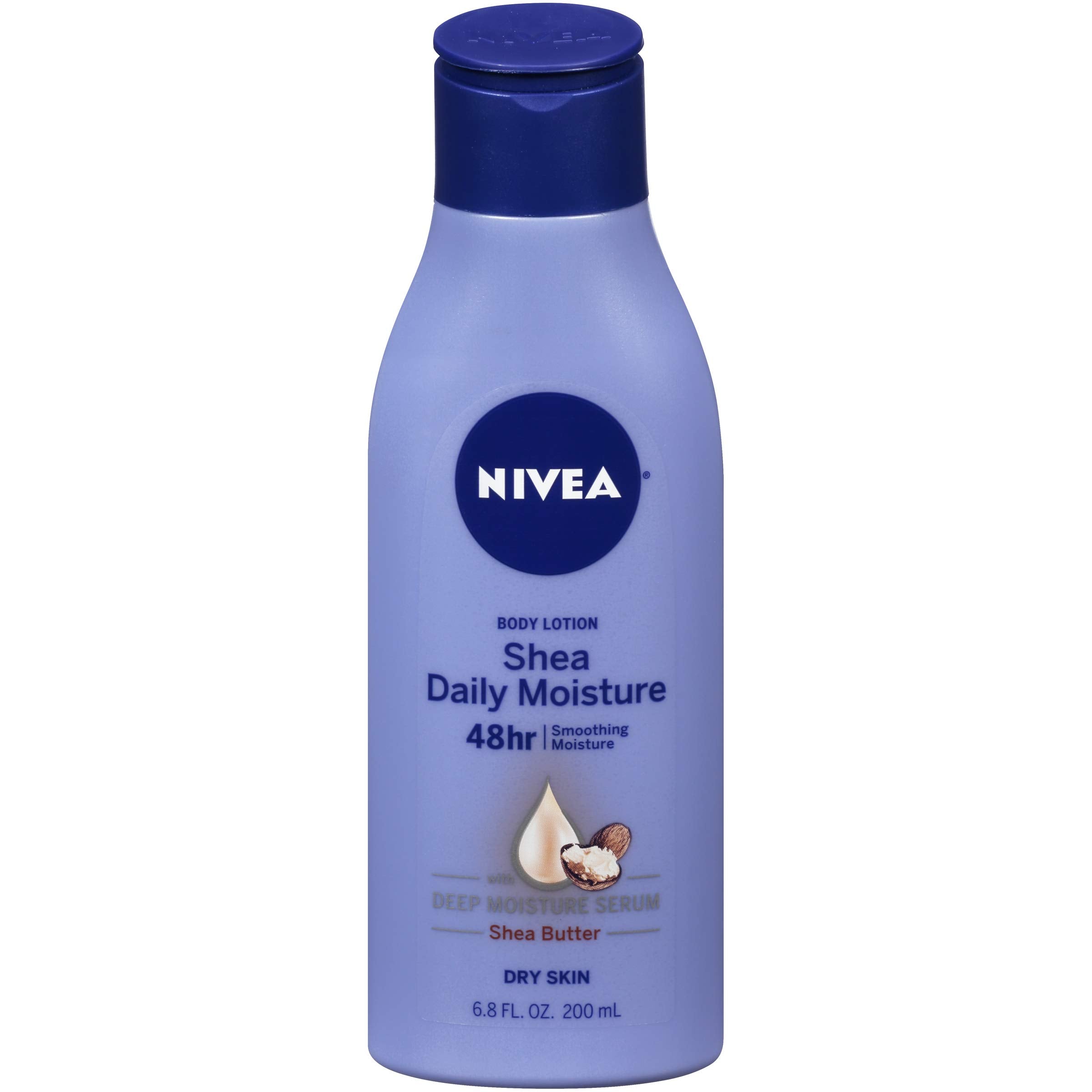 NIVEA Cocoa Butter Body Lotion for Dry Skin with Hyaluronic Acid, Cocoa Butter and Deep Nourishing Serum, 72-Hour Body Moisturizer, 16.9 Fl Oz Pump Bottle