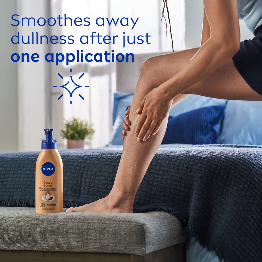 NIVEA Cocoa Butter Body Lotion 16.9 fl. oz. (Pack of 4)