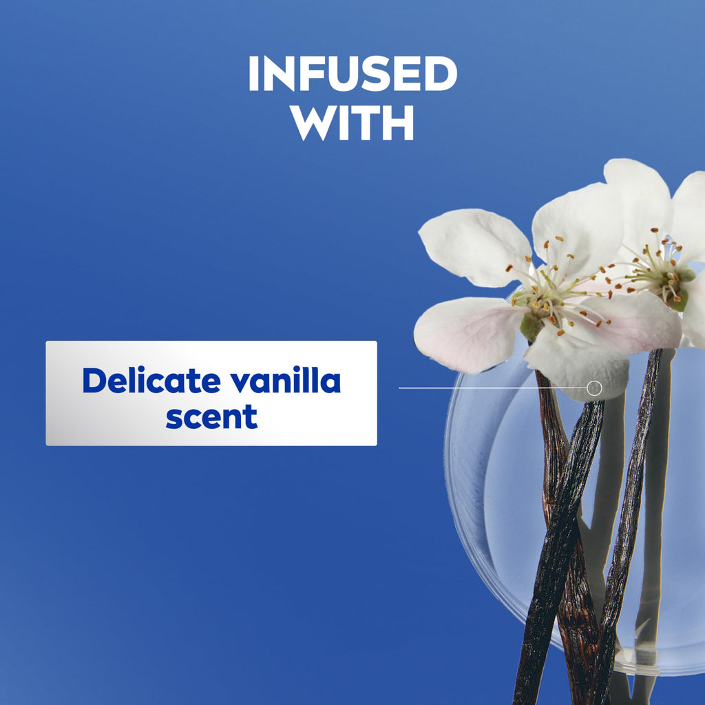 NIVEA Oil Infused Vanilla and Almond Oil Body Lotion for Women, Fast-Absorbing and Non-Greasy Vanilla Scented Lotion Moisturizes for 48 Hours, 16.9 Fl Oz Pump Bottle, Pack of 3
