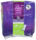 44 Poise Long Length Panty Liners Fresh Lightweight- #2 Light Bladder Urine Leakage Protection - 1 Package of 44 Liners